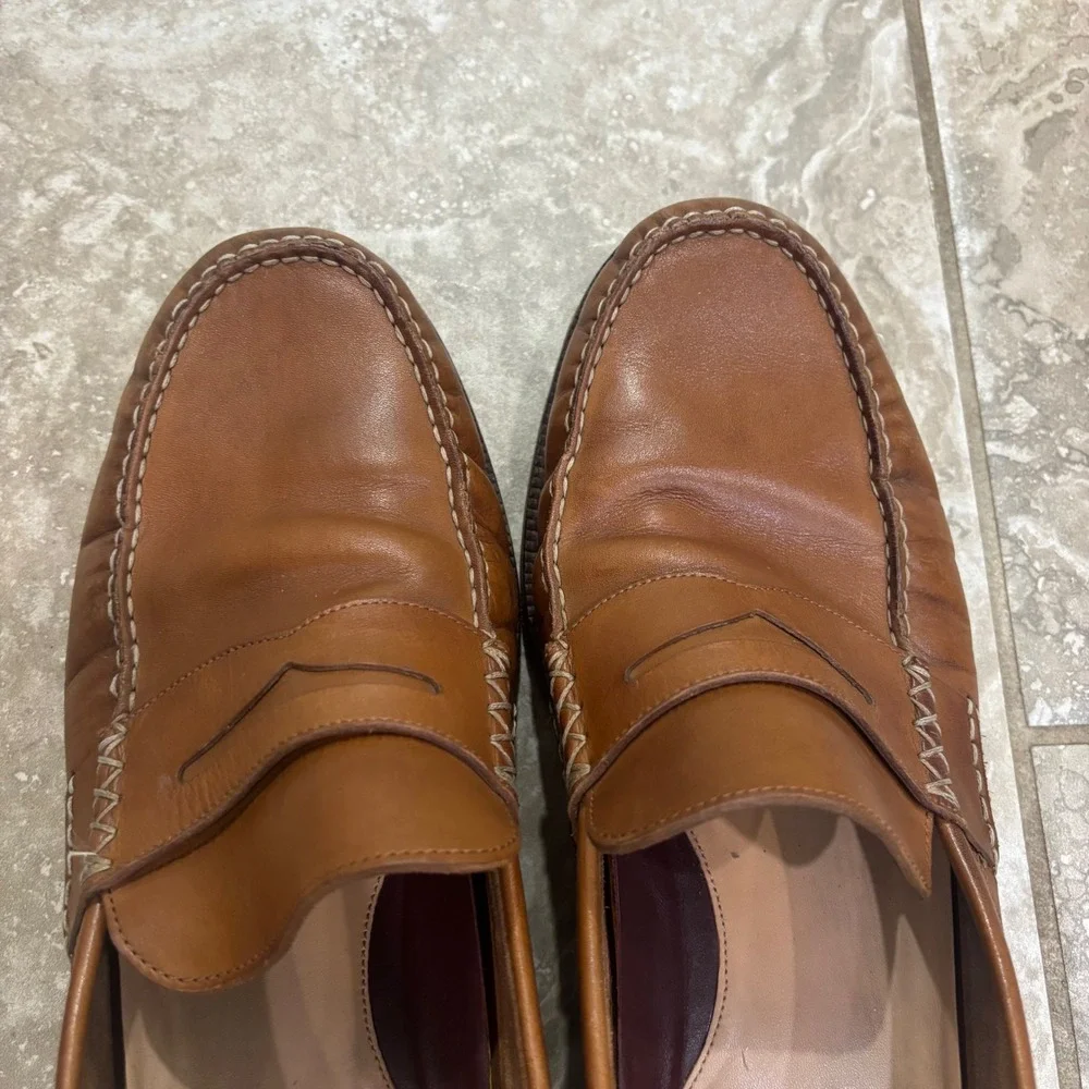 Cole Haan Mens American Classics Penny Loafer British Tan Leather C38740 11.5 M